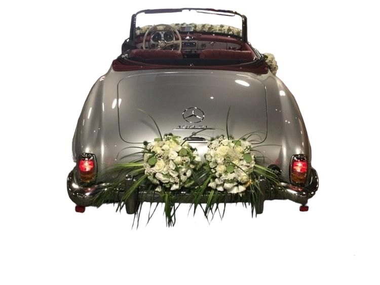 گل آرایی ماشین عروس